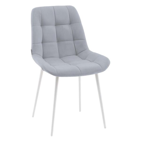 Изображение товара Стул Stool Group для кухни обеденный Флекс светло-серый белые ножки