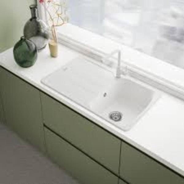 Изображение товара Смеситель Franke LINA с выдвижным шлангом, белый