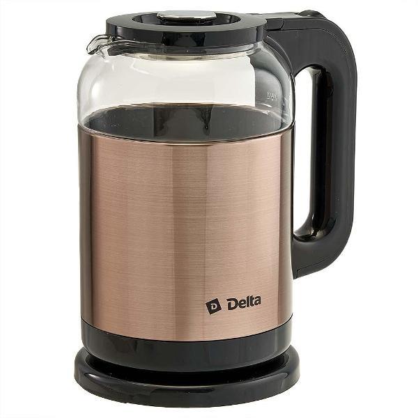 Изображение товара Электрочайник Delta DL-1115 золотой
