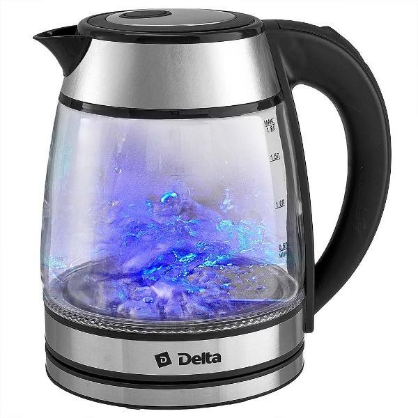 Изображение товара Электрочайник Delta DL-1120 серебристый
