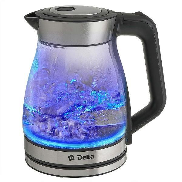 Изображение товара Электрочайник Delta DL-1124 черный