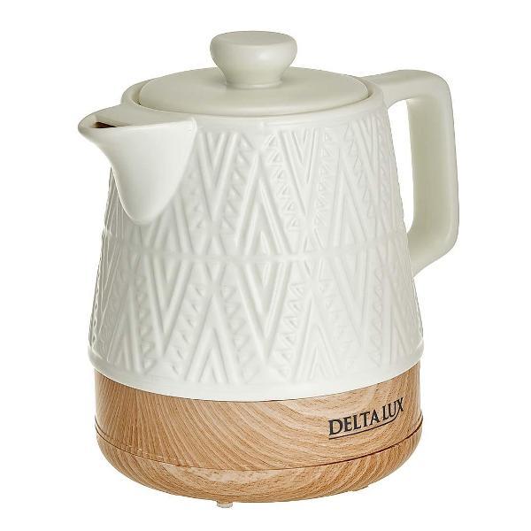 Изображение товара Электрочайник Delta Lux DE-1020 белый