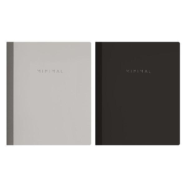 Изображение товара Тетрадь Brauberg ДЭК А5 96л. КОМПЛЕКТ 2 шт. на сшивке с корешком, клетка, Minimal Classic, 405305