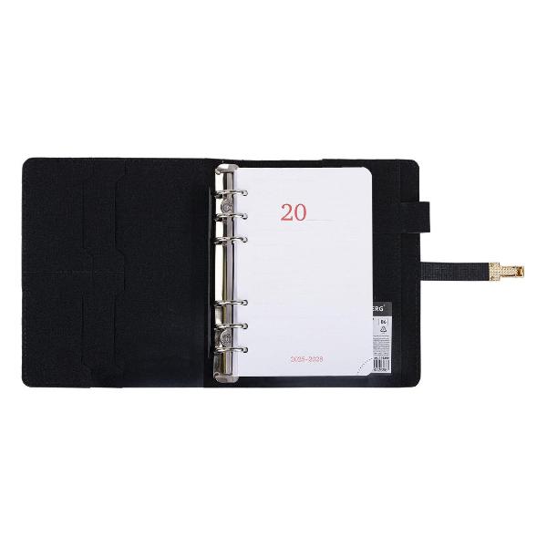 Изображение товара Тетрадь Brauberg В6 150х190мм Orion, под кожу, 160л, черный, 116209