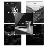 Изображение товара Тетрадь Brauberg ДЭК А5 48л. КОМПЛЕКТ 5 шт.  скоба, клетка, глянцевый лак, ELEGANT, 404918