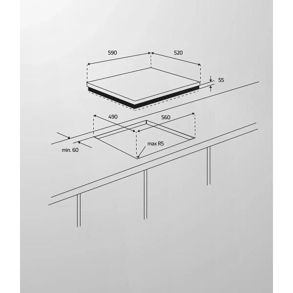 Изображение товара Варочная панель газовая Simfer H60V40B025