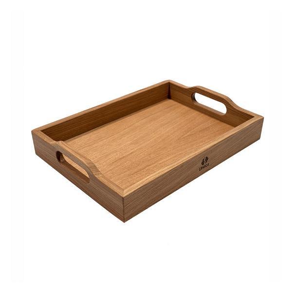 Изображение товара Поднос Uneca с ручками 42х30х6 дубовый ДРБ-937/1