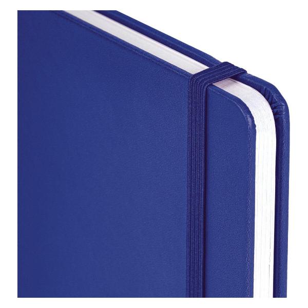 Изображение товара Блокнот для записей Brauberg А5 138x213мм Basic, под кожу, 80л, клетка, синий, 116229