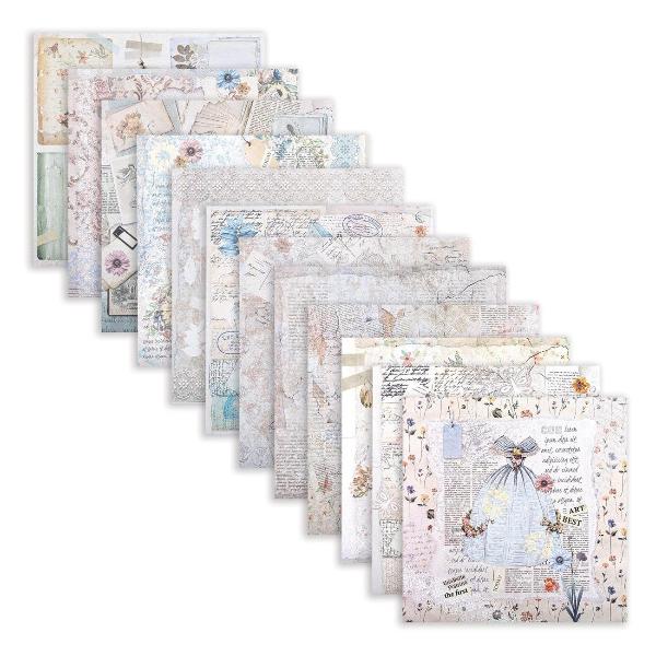 Изображение товара Бумага для рукоделия Остров сокровищ 30x30см 12л В бежевых тонах