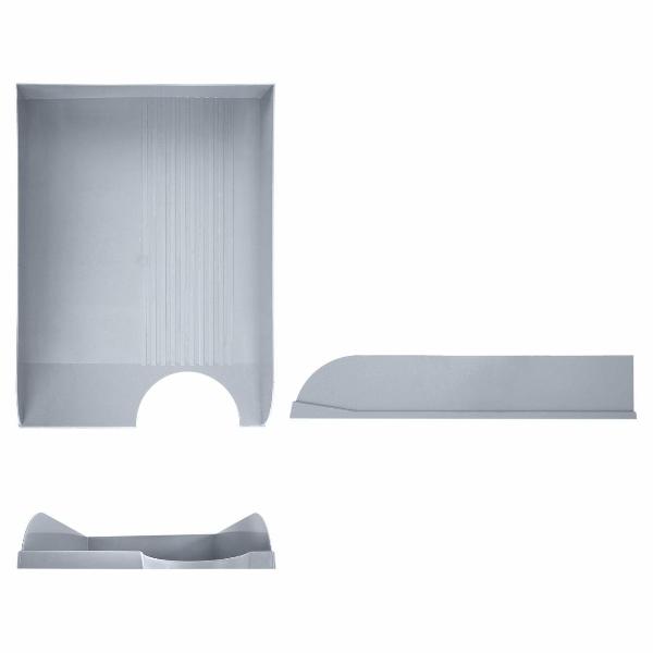 Изображение товара Лоток канцелярский Brauberg 350х253х65 мм, серый, 238347