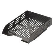 Изображение товара Лоток канцелярский Brauberg 330х245х65 мм, черный, 239011