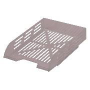 Изображение товара Лоток канцелярский Brauberg 330х245х65 мм, дымчатый, 239012