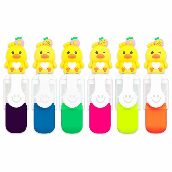 Изображение товара Текстовыделитель Brauberg Funster Цыплята Неон 6 Цветов