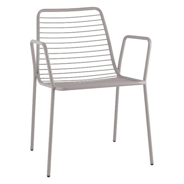 Изображение товара Стул Stool Group для кухни обеденный с подлокотниками Дели металл