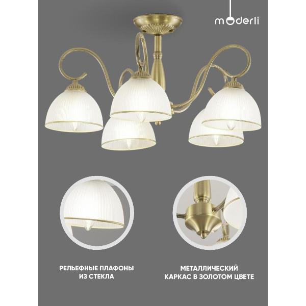 Изображение товара Люстра Moderli Megan V10829-5C