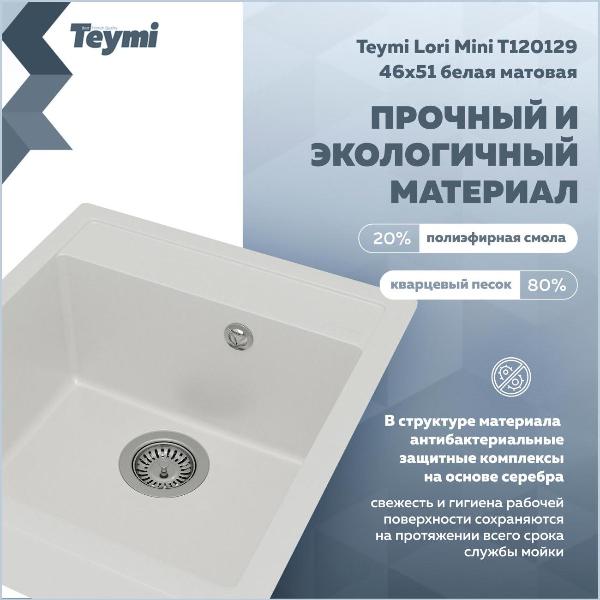 Изображение товара Раковина для кухни Teymi Lori Mini T120129