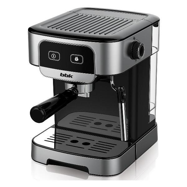 Изображение товара Кофемашина рожкового типа BBK BCM1500 (черный/нержавеющая сталь)
