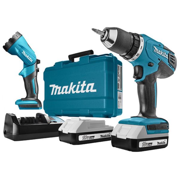 фото Аккумуляторная дрель-шуруповерт makita df457dwle