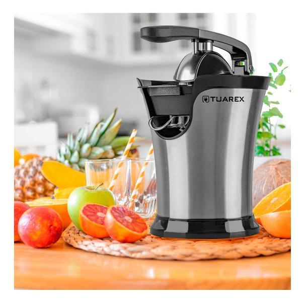 Изображение товара Соковыжималка для цитрусовых электрическая Tuarex TK-7001, черный/стальной