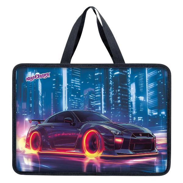 Изображение товара Папка Юнландия А4 с ручками огненные колеса