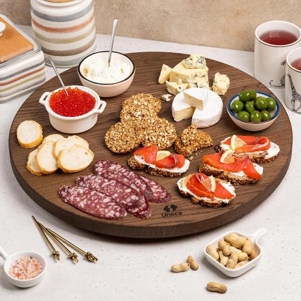 Изображение товара Поднос Uneca 45см дерево дуб ДРВ-28/2