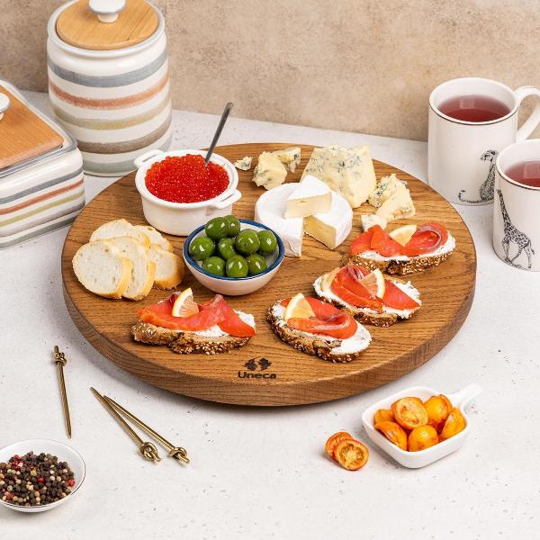 Изображение товара Поднос Uneca 35см дерево дуб ДРВ-33/1