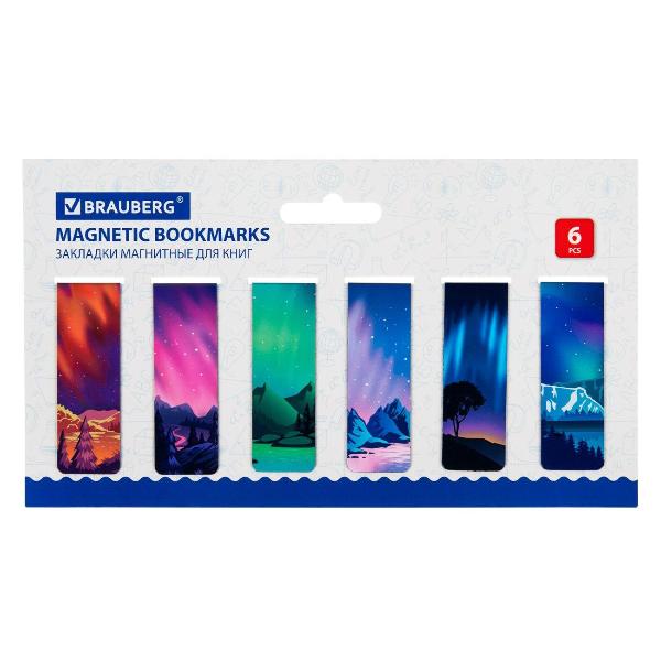 Изображение товара Закладка магнитная Brauberg 60x20мм 12шт Созвездия
