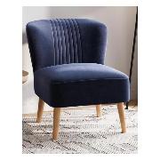 Изображение товара Кресло Правила мебели Фаер для отдыха дома, без подлокотников, на ножках, 63х70х73 см, Синий, рогожка