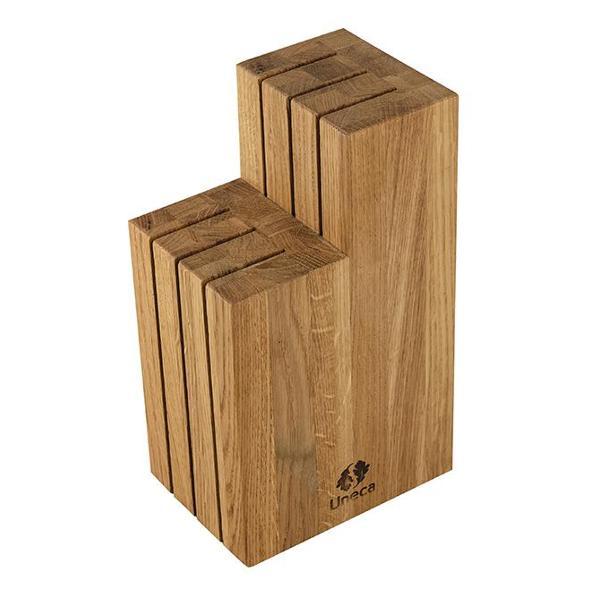 Изображение товара Подставка Uneca для 6 ножей дерево дуб ДРБ-951/1