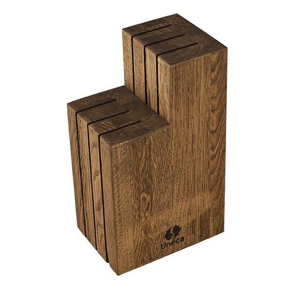 Изображение товара Подставка Uneca для 6 ножей дерево дуб ДРБ-951/2