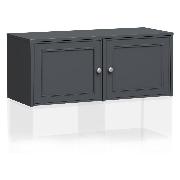 Изображение товара Антресоль Правила мебели Люсиль, 98.6х40.1х41.2 см, Графит (186941)