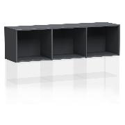 Изображение товара Антресоль Правила мебели Люсиль, 147х40.1х41.2 см, Графит (186946)