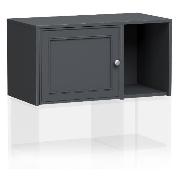 Изображение товара Антресоль Правила мебели Люсиль, 78.6х40.1х41.2 см, Графит (186949)