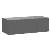 Изображение товара Антресоль Правила мебели Сеул 3 секции, 120.1х50.6х38.4 см, Графит (187282)