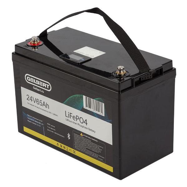 Изображение товара Тяговая аккумуляторная батарея Gelbert LiFePO4 (24V/65Ah/65A/1,560Wh)