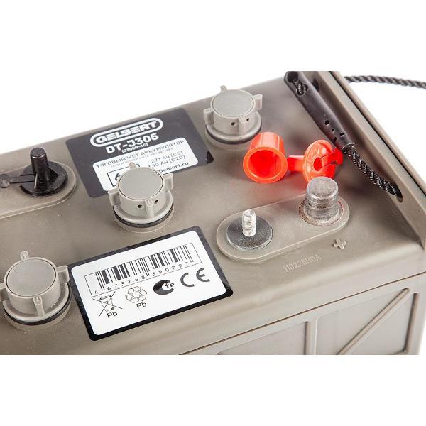 Изображение товара Тяговая аккумуляторная батарея Gelbert DT-J305 (J305H-AC) 6V271A/H C5