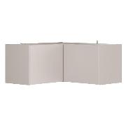 Изображение товара Шкаф Правила мебели Пандора угловой, 86.3х85.9х40 Кашемир / Айриш