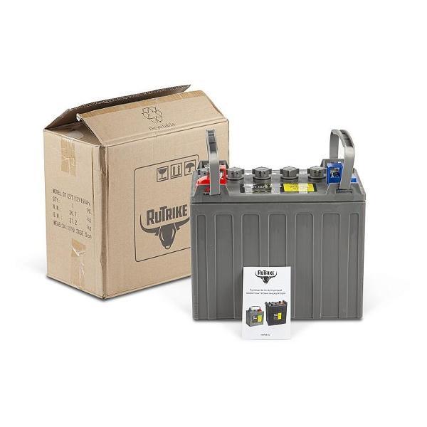 Изображение товара Тяговая аккумуляторная батарея Rutrike DT1275 (T1275) 12V120A/H C5