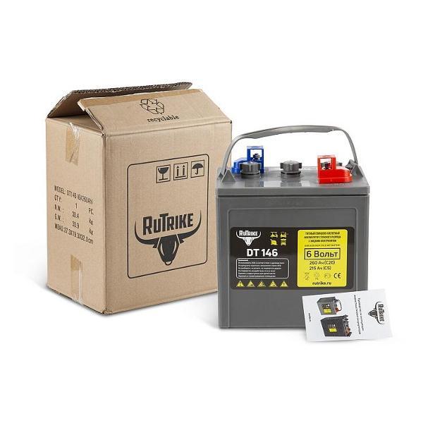 Изображение товара Тяговая аккумуляторная батарея Rutrike DT146 (T-145) 6V215A/H C5