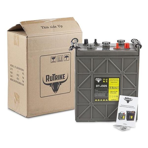 Изображение товара Тяговая аккумуляторная батарея Rutrike DT-J305 (J305H-AC) 6V271A/H C5