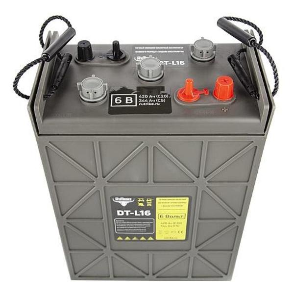 Изображение товара Тяговая аккумуляторная батарея Rutrike DTL16 (L16H-AC) 6V275A/H C3