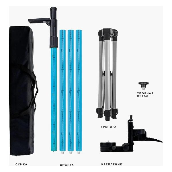 Изображение товара Комплектующие для лазерного уровня Instrumax LP-300 в комплекте с треногой (3 м)