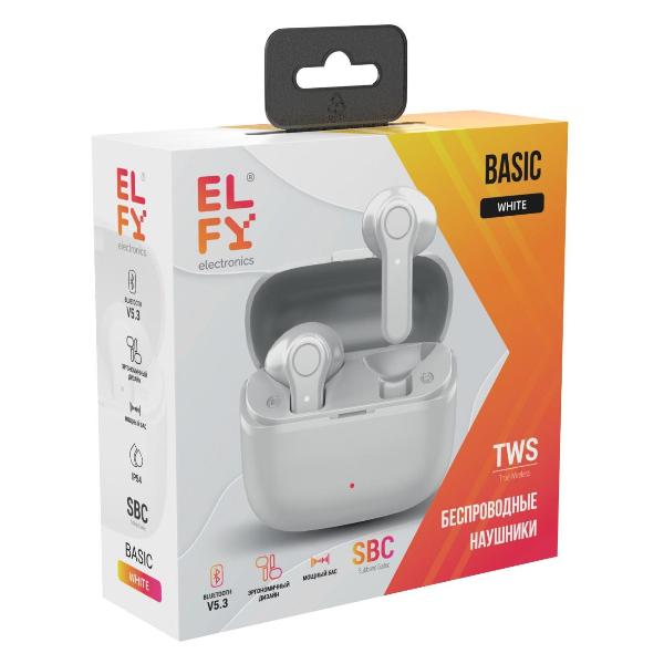 Изображение товара Наушники True Wireless ELFY EPA-BASIC-WH-M White