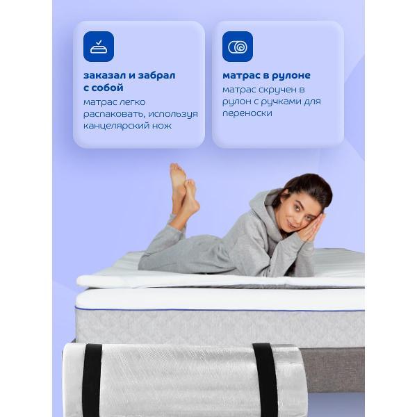 Изображение товара Матрас-топпер Blue Sleep 180х200 для кровати и дивана, Cosmic