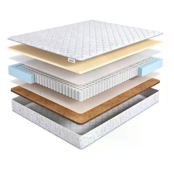 Изображение товара Матрас DreamExpert 120x200 ортопедический пружинный на кровать и диван Natural Mix PS500