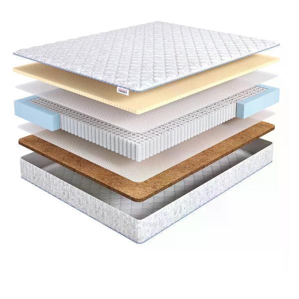 Изображение товара Матрас DreamExpert 200x200 ортопедический пружинный на кровать и диван Natural Mix PS1000