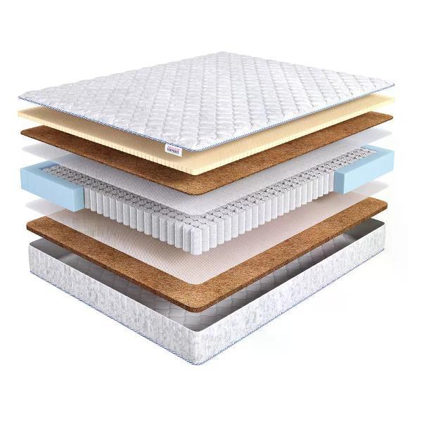 Изображение товара Матрас DreamExpert 120x200 ортопедический пружинный на кровать и диван Natural Mix Hard PS500