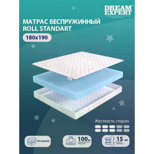 Изображение товара Матрас DreamExpert 180x190 ортопедический беспружинный на кровать Roll Standart