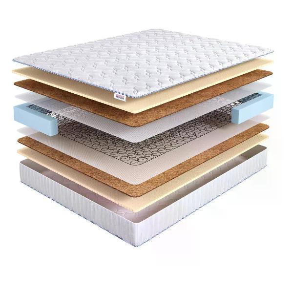 Изображение товара Матрас DreamExpert 120x200 ортопедический пружинный на кровать и диван Base Medium 2 Bonnel