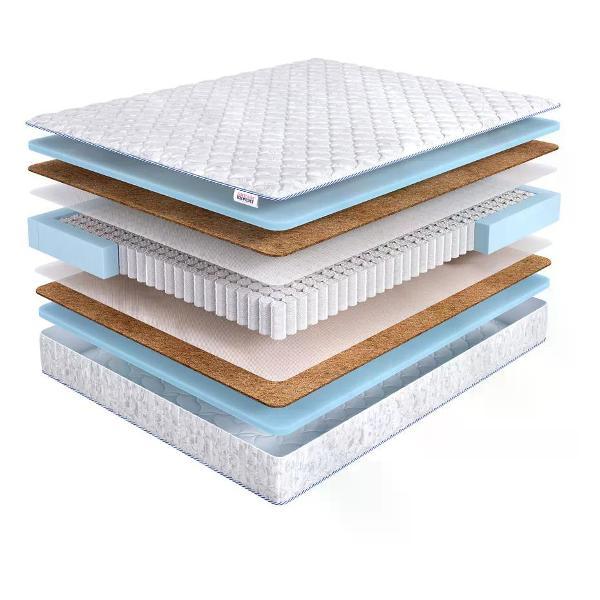 Изображение товара Матрас DreamExpert 120x200 ортопедический пружинный на кровать и диван Optima Foam Hard PS500